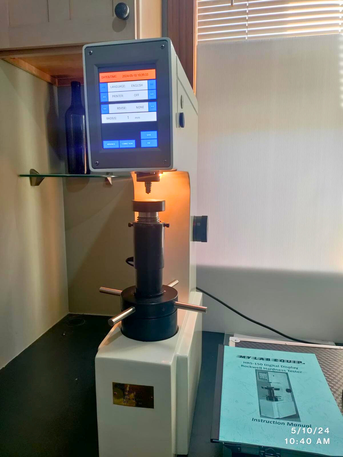 Rockwell Hardness Tester